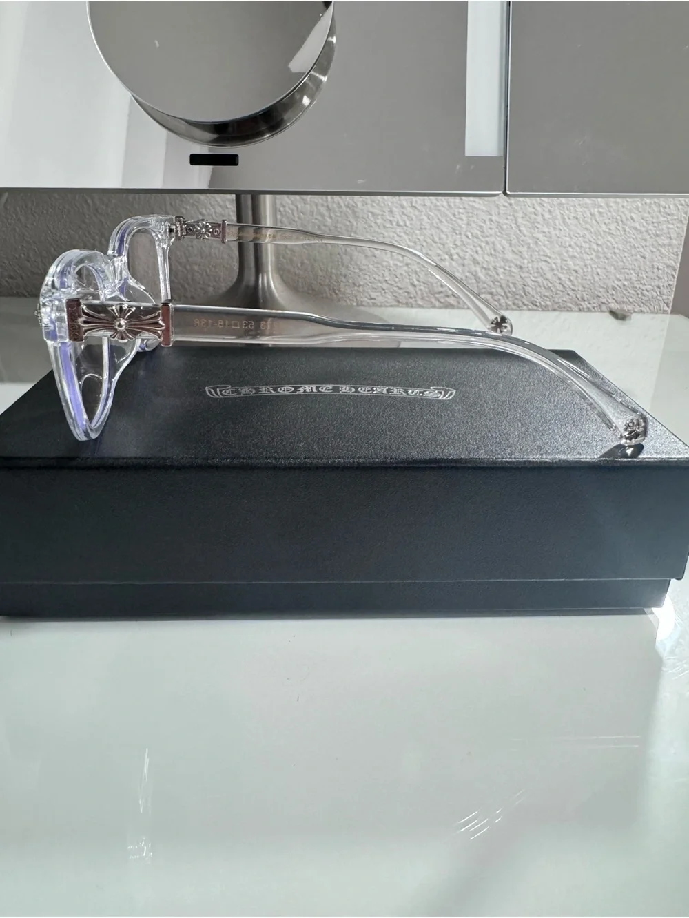 Chrome Hearts Clear Frame Eyeglasses - Transparent